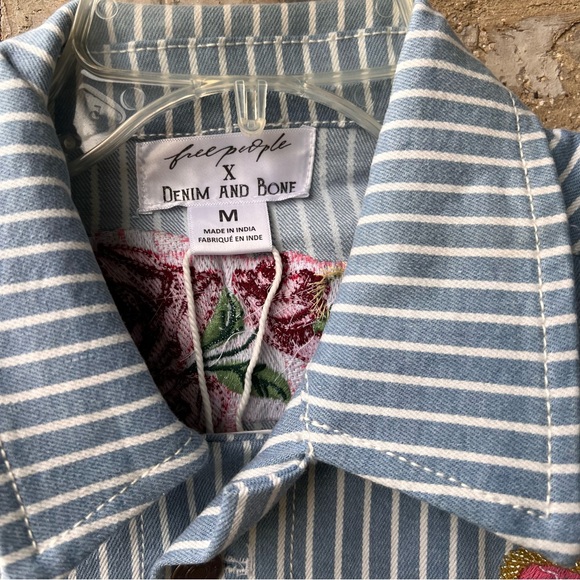 Free People x Denim and Bone Romeo
Patched Jacket in Railroad - Picture 5 of 8